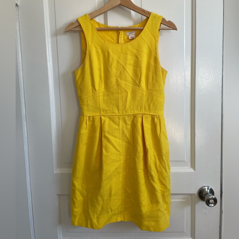 J Crew Bright Yellow Dress